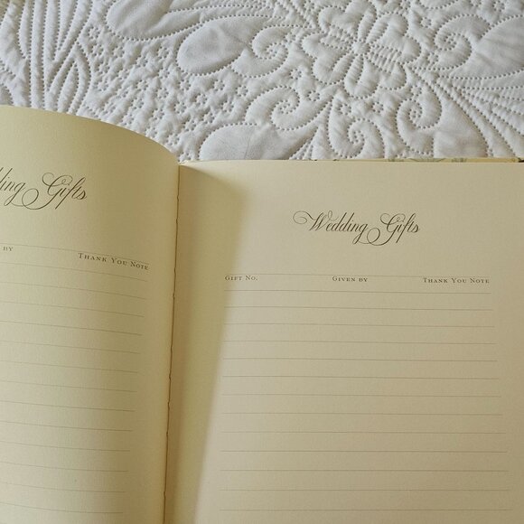 Vintage Anna Griffin Wedding Memory Book By C.R. Gibson Decorative Pages - Picture 12 of 16